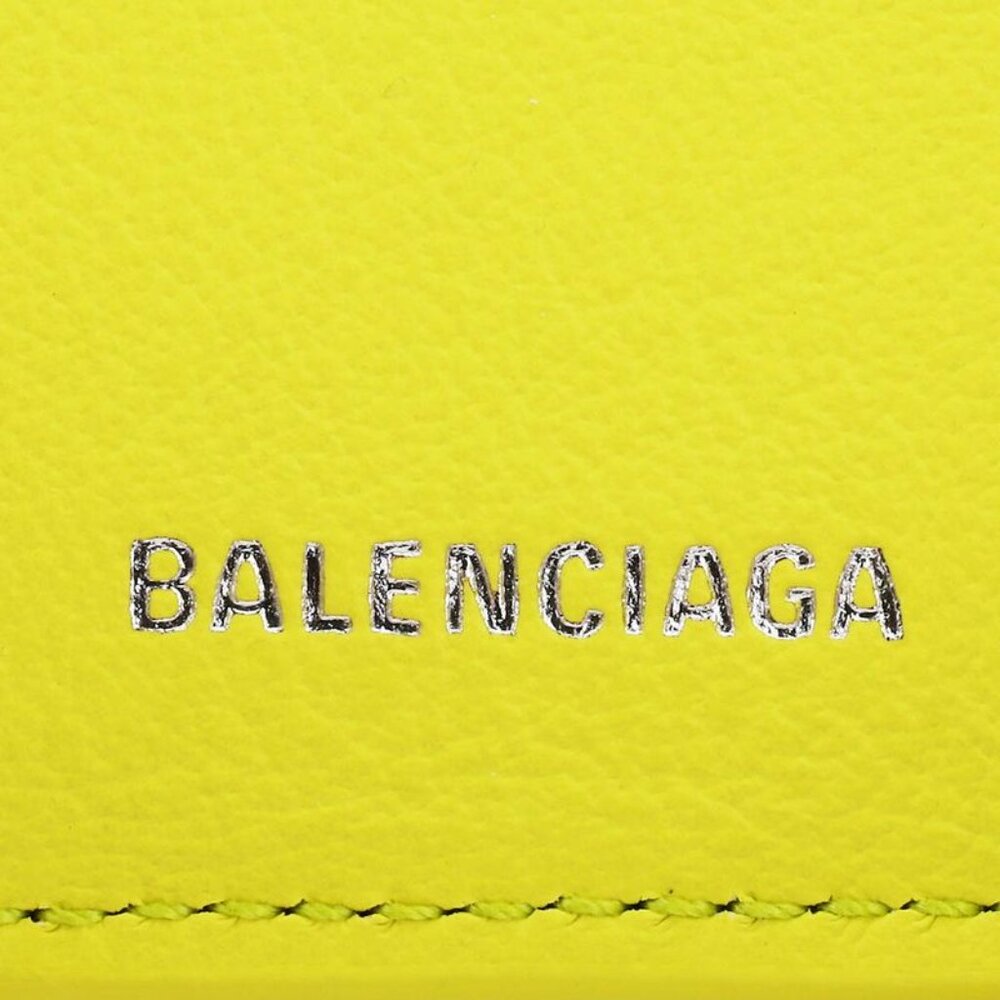 Balenciaga Trifold Wallet Paper Yellow - Picture 9 of 9
